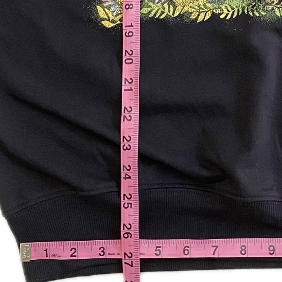 Rebellious One Butterfly Graphic Long-Sleeve Hoodie Pullover, XS, Black NWT - Picture 10 of 14